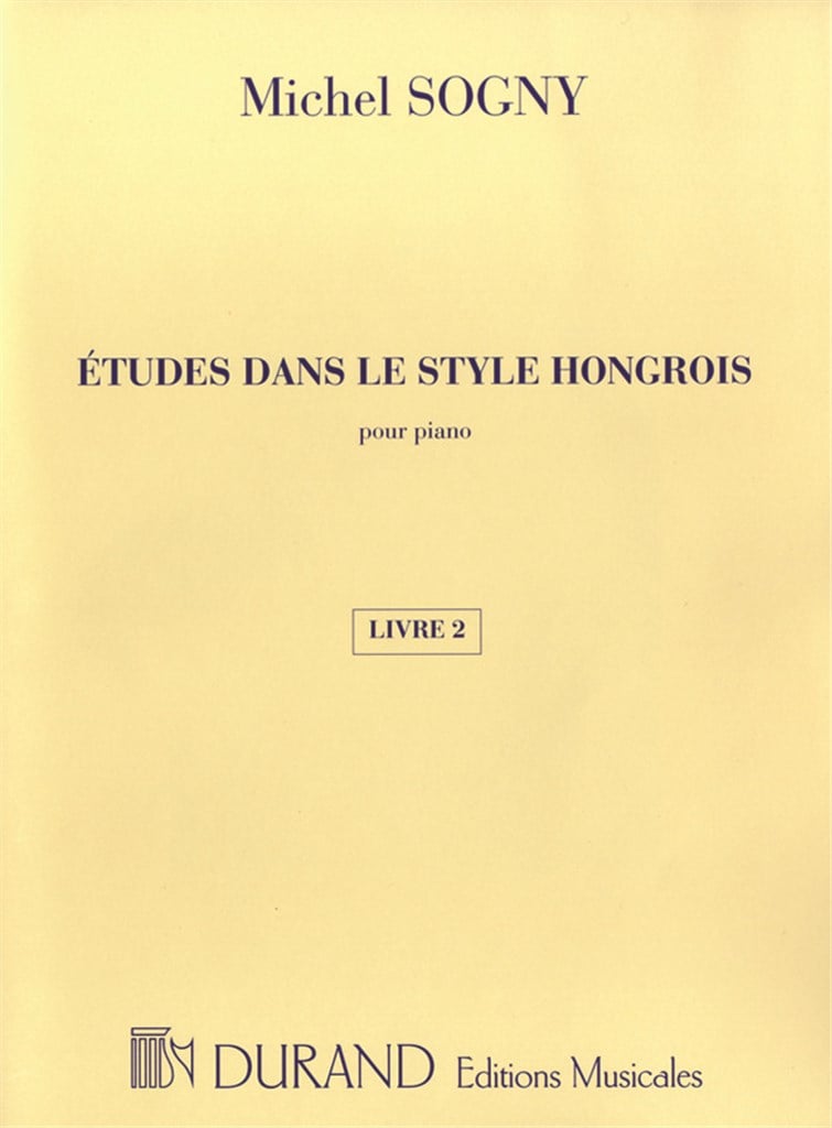 Etudes Dans Le Style Hongrois - Livre 2